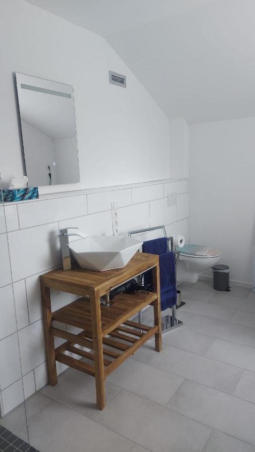 Ferienwohnung Krabbe Im Haus-นอยฮาร์ลิงเงอซีล ภายนอก รูปภาพ